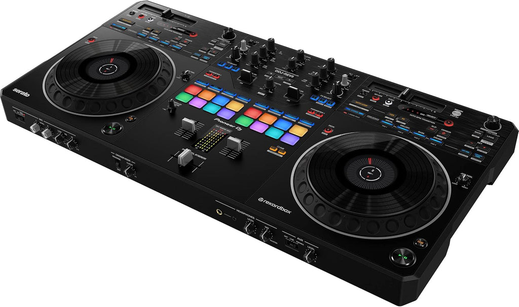 Pioneer DDJ-REV5 4-Deck DJ Controller with Headliner HL12010 Pro-Fit Case