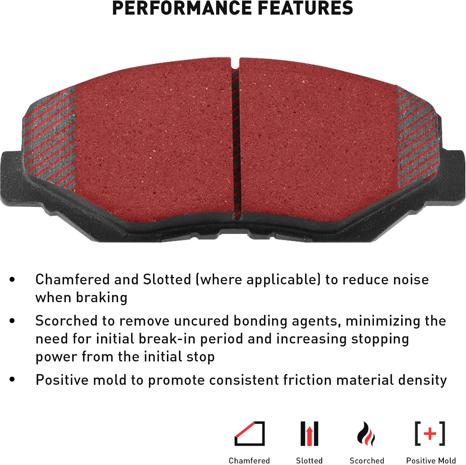 Dynamic Friction Company Front Brakes and Rotors| Automotive Replacement Brake Kits| Front 5000 Advanced Brake Pads and Rotors Kit| Fits 2022-2023 Acura MDX