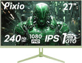 Pixio PX279 Wave Mint Green 27 inch 240Hz Refresh Rate FHD 1080p Resolution Fast IPS Panel 1ms GTG Response Time Gaming Monitor with Adaptive Sync