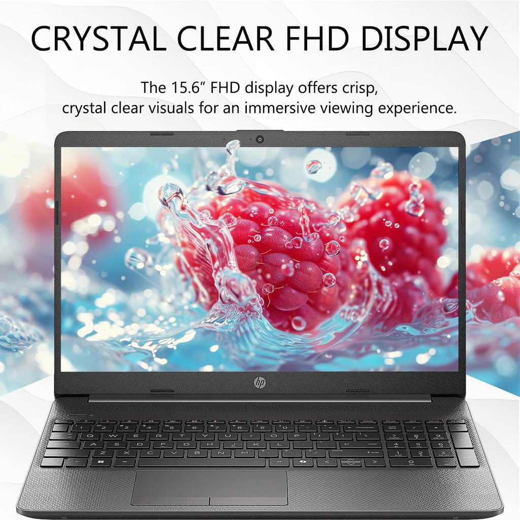 HP 255 G9 15.6' FHD Laptop, 6-Core AMD CPU (Beats i7-1165G7 in Multitasking), 16GB RAM, 256GB PCIe SSD, Windows 11 Pro with MS Office, for Business & Student