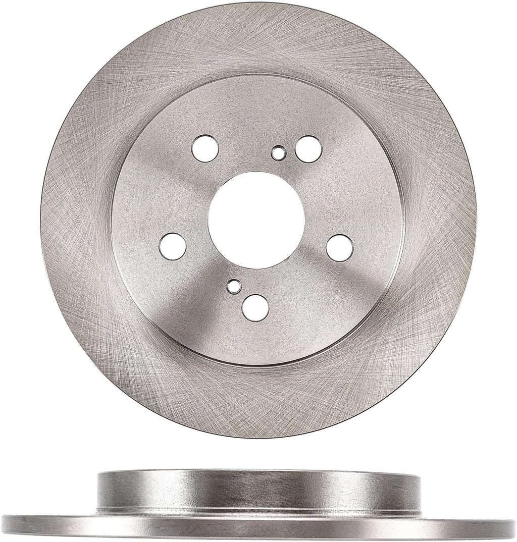 Torchbeam Brake and Rotor Kit Front and Rear Brake Pads Brake Rotor Ceramic Compatible with Toyota 2009-2010 2014-2016 2017-2019 Corolla 2.4L,10.83 inch (275mm) Front and 10.20'' (259mm) Rear Rotor