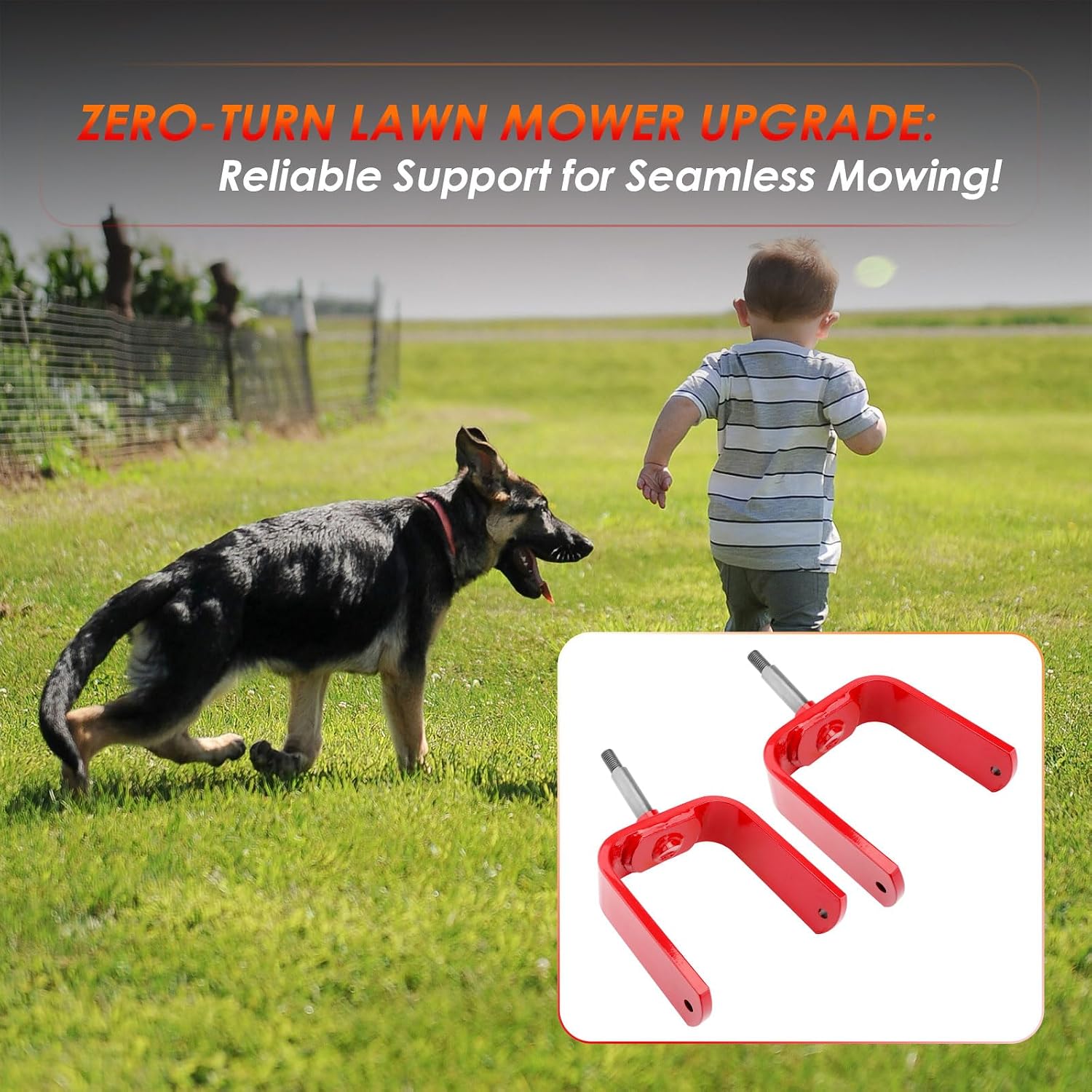 Caster Yoke Compatible with Exmark Lazer Z Triton & Next Lazer Z Mower Decks (52' 60' 72') Serial No. 600,000+ 790,000+, Replace #103-1474, 116-8888, for Zero Turn Lawn Mowers and Toro Models, 2 Packs