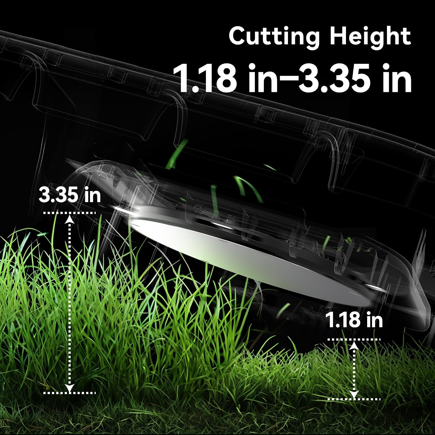 Neomow X LE 3D LiDAR Slam Mapping Robot Lawn Mower Perimeter Wireless for 0.37 Acre AI Vision Obstacle Avoidance with 4G, No RTK Antenna Required, App Control, GPS, IPX5, Anti-Theft, Queit