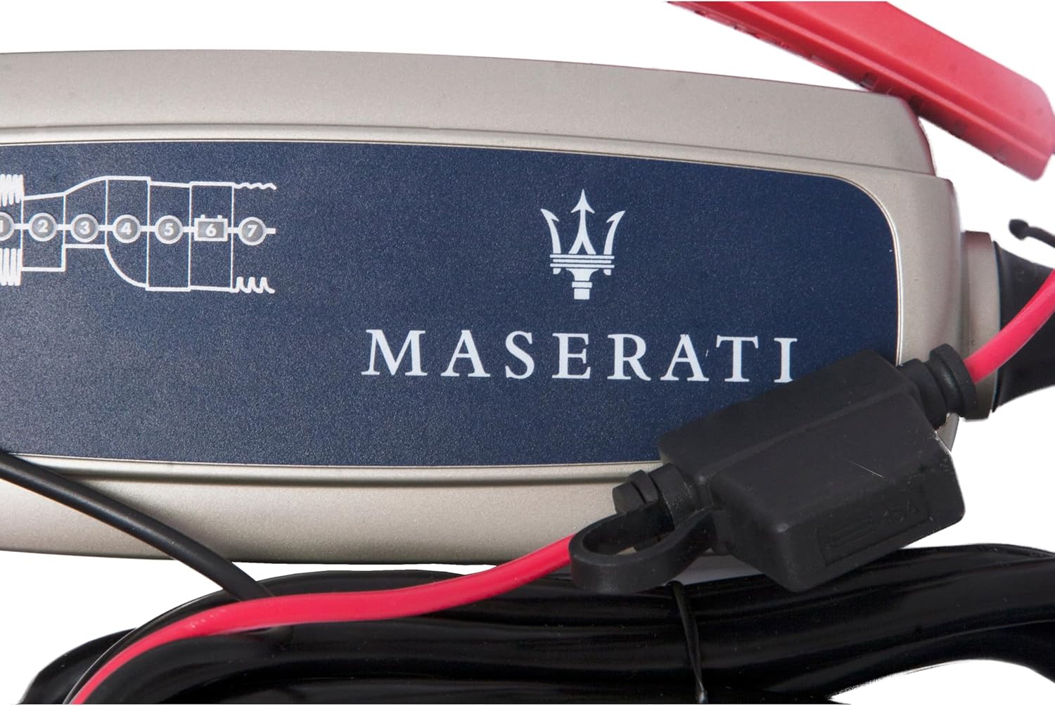 Maserati OEM Battery Tender Charger – Smart Trickle Maintainer for GranTurismo, Ghibli, Levante, Quattroporte, MC20 - Maserati Battery Maintainer -