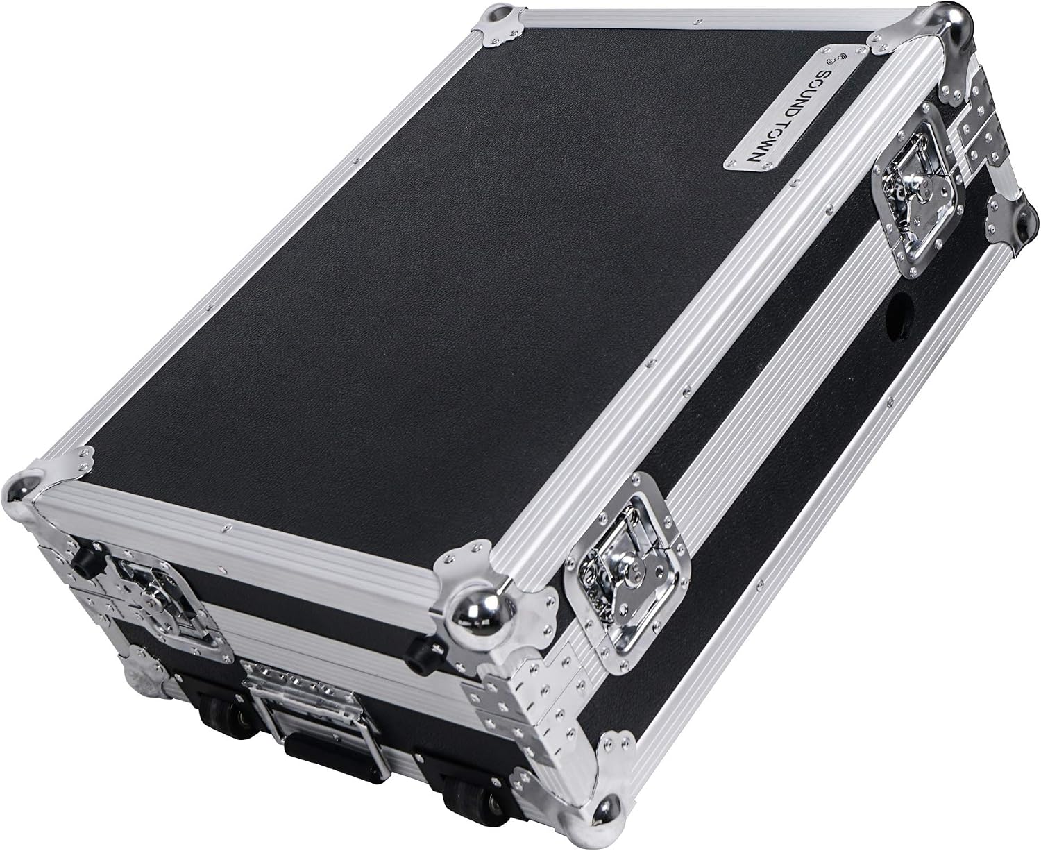 Sound Town DJ Controller Road Case w/Sliding Laptop Stand, Fits Pioneer DDJ-SR2 (STRC-SRLT)