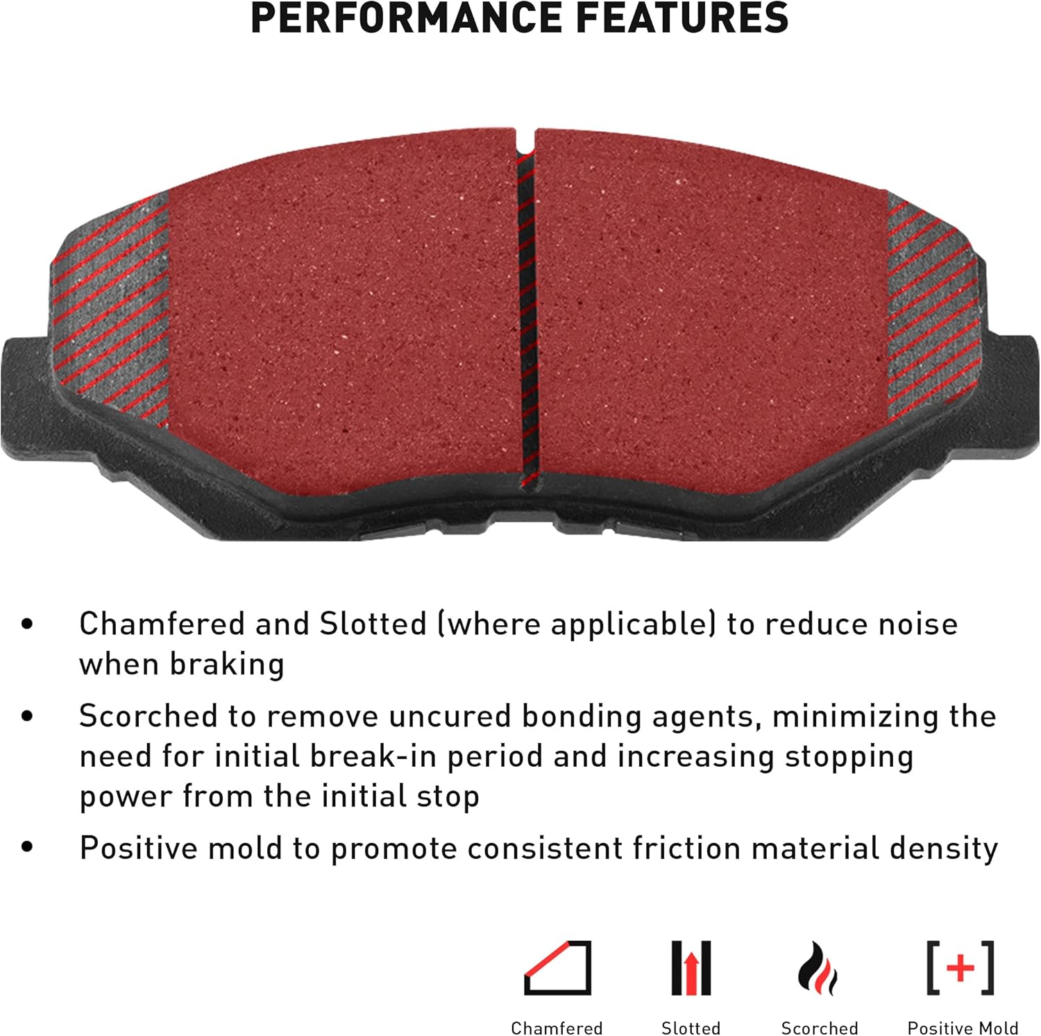 Dynamic Friction Company Front and Rear Brake Kit Fits 2007-2012 Mazda CX-7| 4000 HybriDynamic Pads, Blank Rotors| Hardware| 11.7' Front & 11.9' Rear