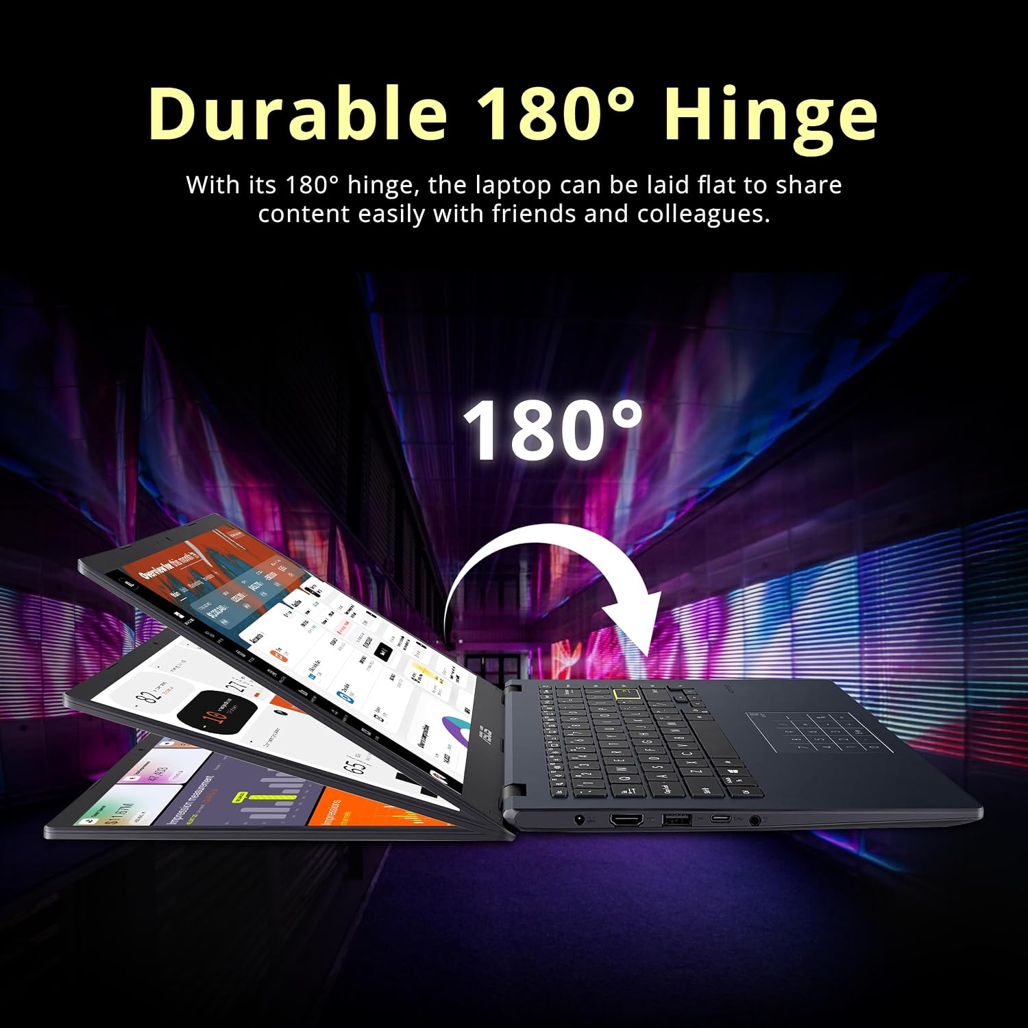ASUS 14' Laptop, 14' FHD Display, Intel Celeron N4500, 4GB Memory, 64GB eMMC, Touchpad, Webcam, HDMI, Wi-Fi, Windows 11 Home, Quiet Blue (Renewed)