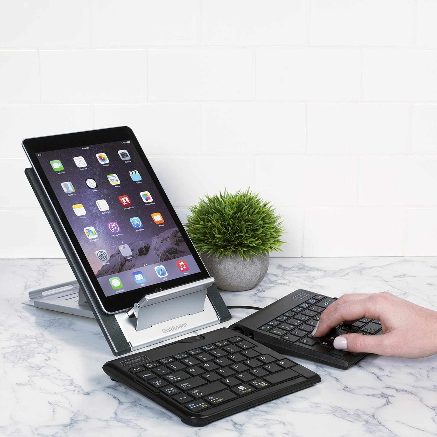 Goldtouch GTLS-0099 Go!2 Mobile Keyboard and Laptop Stand Bundle (USB)