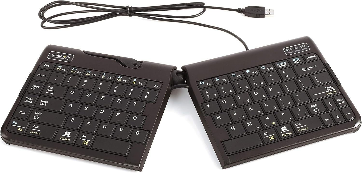 Goldtouch GTLS-0099 Go!2 Mobile Keyboard and Laptop Stand Bundle (USB)