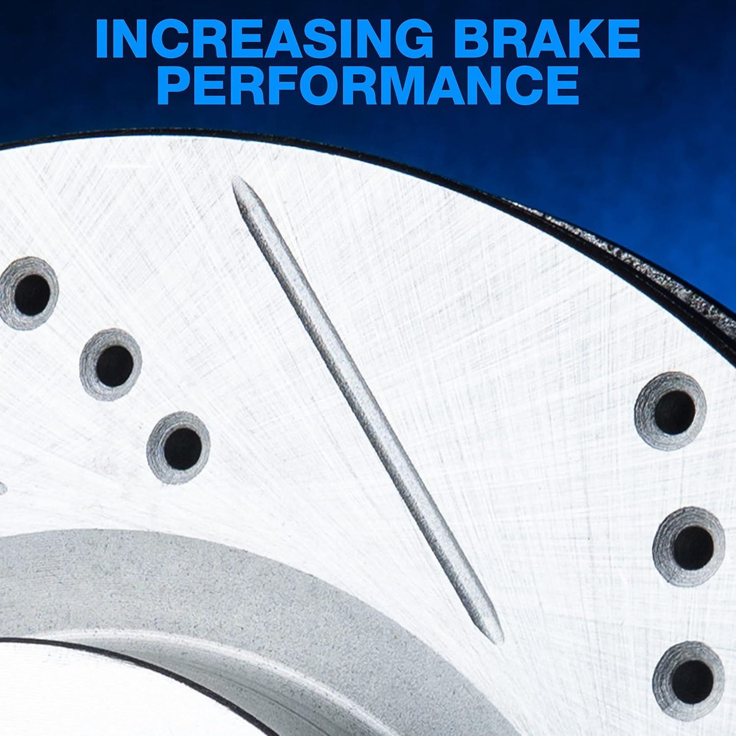 Power Sport Front Brakes and Rotors| Automotive Replacement Brake Kits| Front Semi Met Brake Pads and Rotors Kit| Fits 2012-2018 Mercedes Benz GLE300d, GLE350, GLE350d