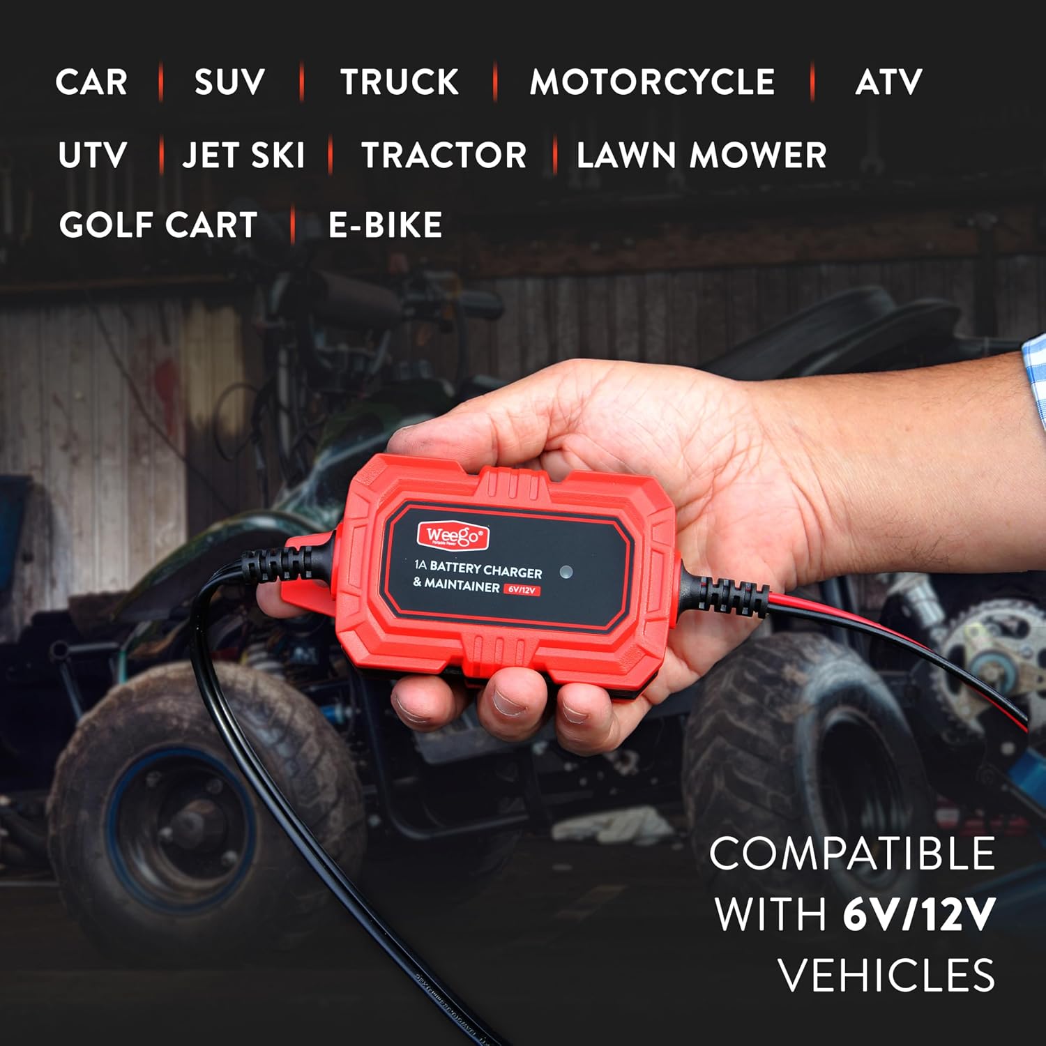 Weego 70 Jump Starter & Trickle Charger Bundle – Powerful Battery Solution for Your Vehicle - 700 Cranking / 2500 Peak Amps