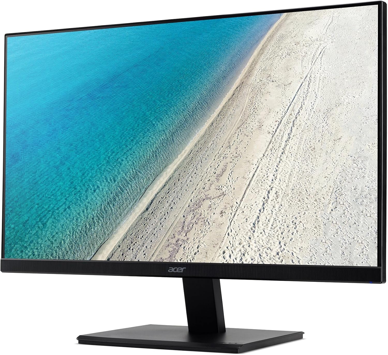 acer 24' FHD IPS Monitor with 4 ms Response Time, Anti-Glare, Adaptive Sync, Integrated Speakers, VESA Mount (100x100mm) & Dockztorm USB Port Expander, VGA, HDMI, Black Color