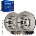 KAX Front Brakes and Rotors for Ford Ranger 1998-2002, Ford Explorer 1995-2001, for MAZDA B2500 2000-2001, Vented Disc Brake Rotor Ceramic Brake Pads Replacement (#54029+D652, 11.28inch, 286.5MM)