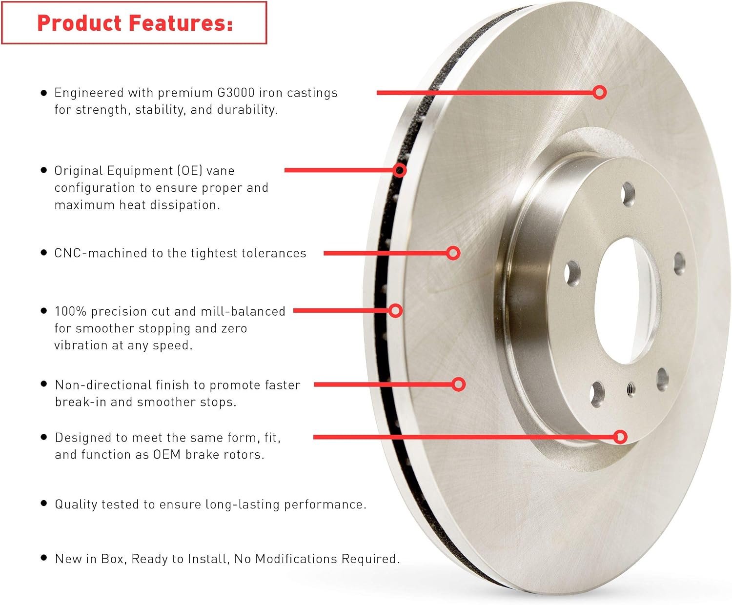 Dynamic Friction Company Brake Kit For 2009-2014 Hyundai Sonata; 2013-2016 Kia Optima| Front and Rear 4000 HybriDynamic Brake Pads and Rotors Kit
