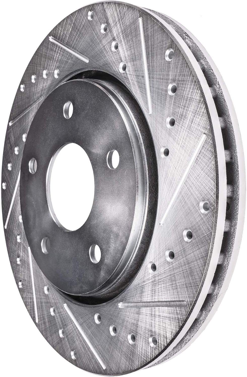 Detroit Axle - Front Brake Kit for 2013-2025 Nissan Altima Drilled Slotted Disc Brake Rotors Ceramic Brakes Pads 2014 2015 2016 2017 2018 2019 2020 2021 2022 2023 2024 Replacement : 11.65' inch Rotor