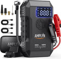 Car Battery Jump Starter with Air Compressor 160PSI,5000A 60W Portable Jump Starter Battery Pack (All Gas/10L Diesel),12V Starter Jump Box with Jumper Cables,Type C Fast Charging,3 Mode Light