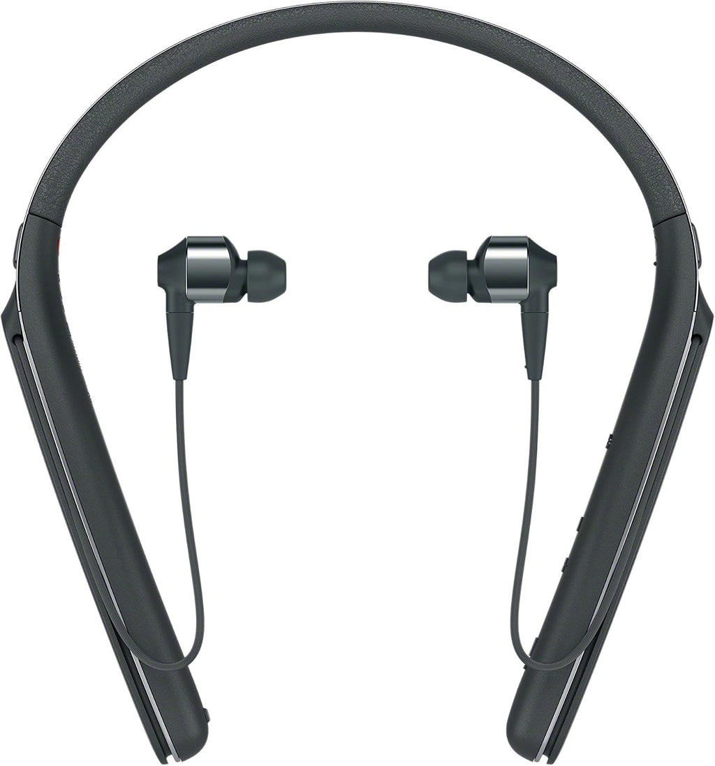 Sony Premium Noise Cancelling Wireless Behind-Neck in Ear Headphones - Black (WI1000X/B)