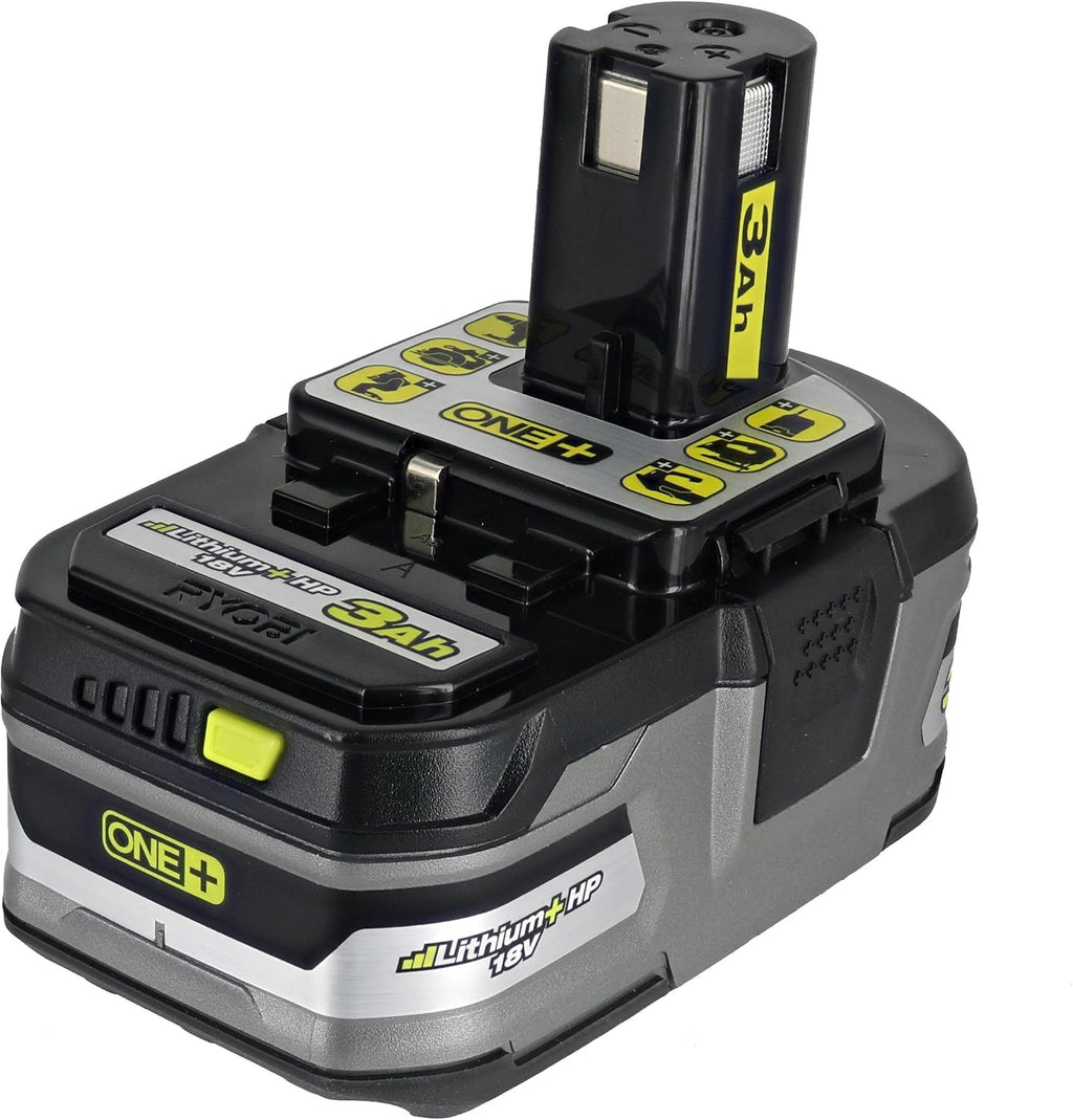 (2) Ryobi One+ 18v Lithium Plus HP Batteries 3Ah Li-Ion P191