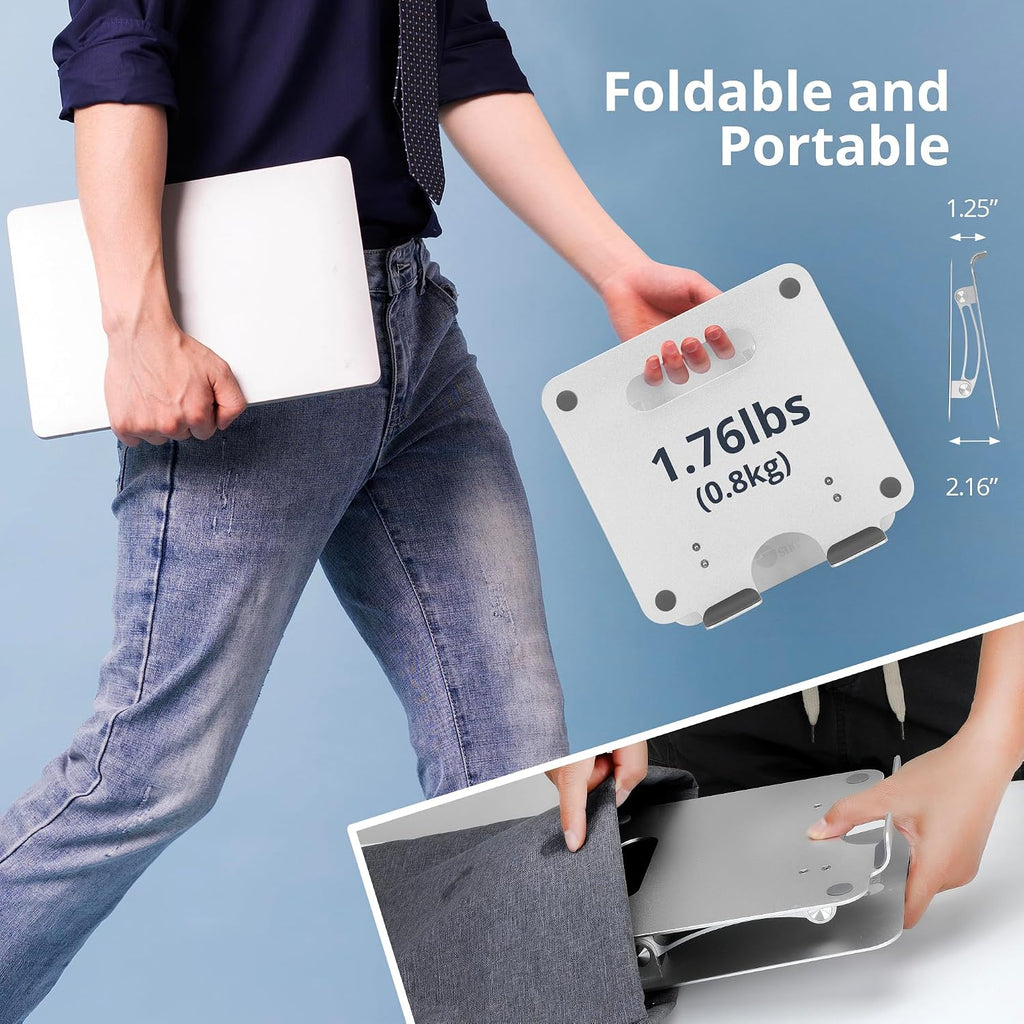 SIIG Adjustable Aluminum Laptop Stand for MacBook and PC
