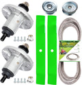 42 inch Mower Rebuild Deck Kit for John Dee re E140 E160 Includes 2 Spindle GY20867 AUC15811 2 Blade AM141033 1 Be lt GX20072 2 Idler GY20110 GY20067