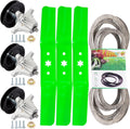 54' Deck Rebuild Kit for Troy Bilt Cub Cadet RZT-L54 ZT1-54 XT1-ST54 XT1-GT54 ZT2-54 XT2-54 Craftsman Z6600 t310 T8400 Lawn Mower (3) 618-06978 Spindle (3) 742-05056A Blade (1) Belt 754-04329