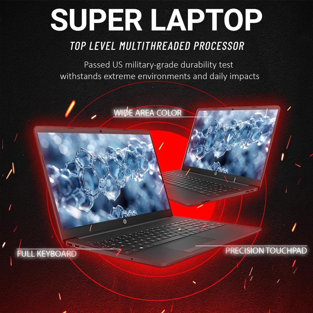 HP 2025 New 15.6' Business and Student Laptop, AMD Ryzen 5 7530U (Outperforms i7-1165G7), 32GB RAM, 1TB SSD, Ultra Quiet Design, Long Battery Life, Windows 11 Pro with Microsoft Office, WOWPC USB