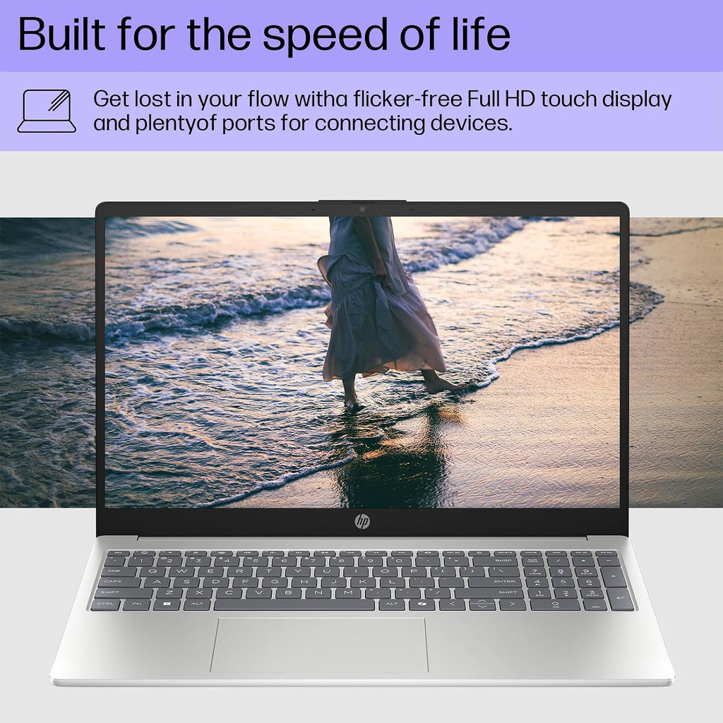 HP 2025 Updated Business Laptop Computer, 15.6' FHD Touchscreen, Intel 10-Core i7-1355U, 32 GB RAM, 1 TB SSD, Intel Iris Xe Graphics, Wi-Fi 6, Webcam, Long Battery Life, Copilot AI, Windows 11 Pro