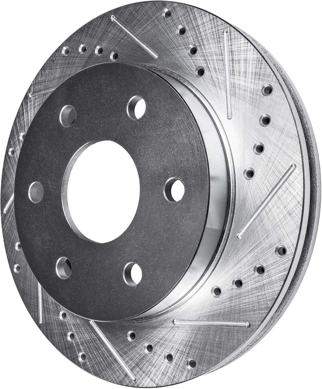 Detroit Axle - Brake Kit for 2016-2023 Nissan Titan XD Drilled and Slotted Disc Brake Rotors Ceramic Brake Pads Replacement: 14.17' inch Front and 14.37' inch Rear Rotor