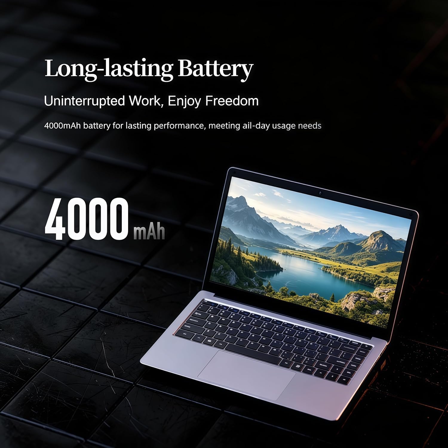 14 inch Laptop Computer Celeron N4000 8GB RAM 256GB SSD CPU up to 2.6GHz 1920 * 1080 IPS Display Laptop PC WiFi 2.4/5G, BT 5.0, USB 3.0, Mini HDMI,Laptops for Students,Business Work