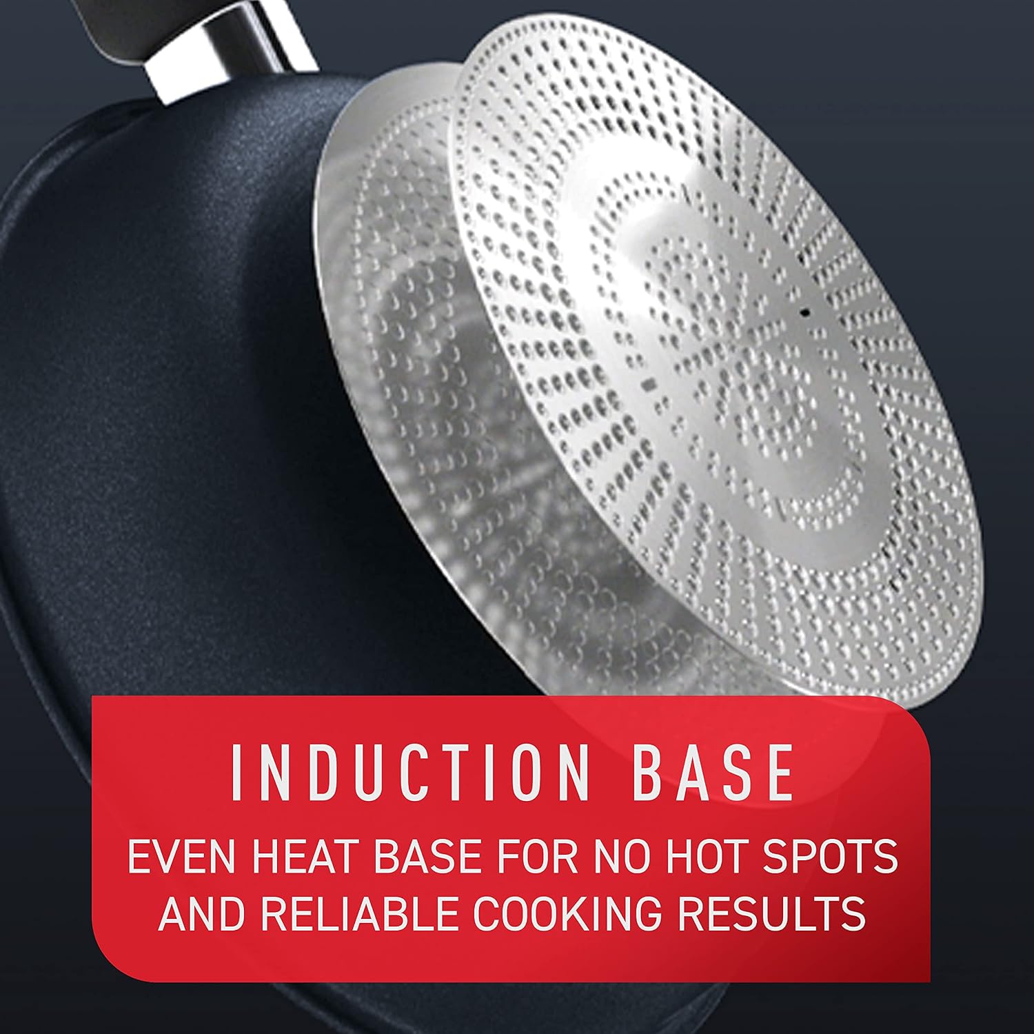 T-fal Platinum Non Stick Cookware Set 12 Piece, Induction, Oven Broiler Safe 500F, Kitchen Cooking Set W/Fry Pans, Saucepans, Saute Pan, Dutch Oven, Utensils, Pots and Pans, Dishwasher Safe, Slate