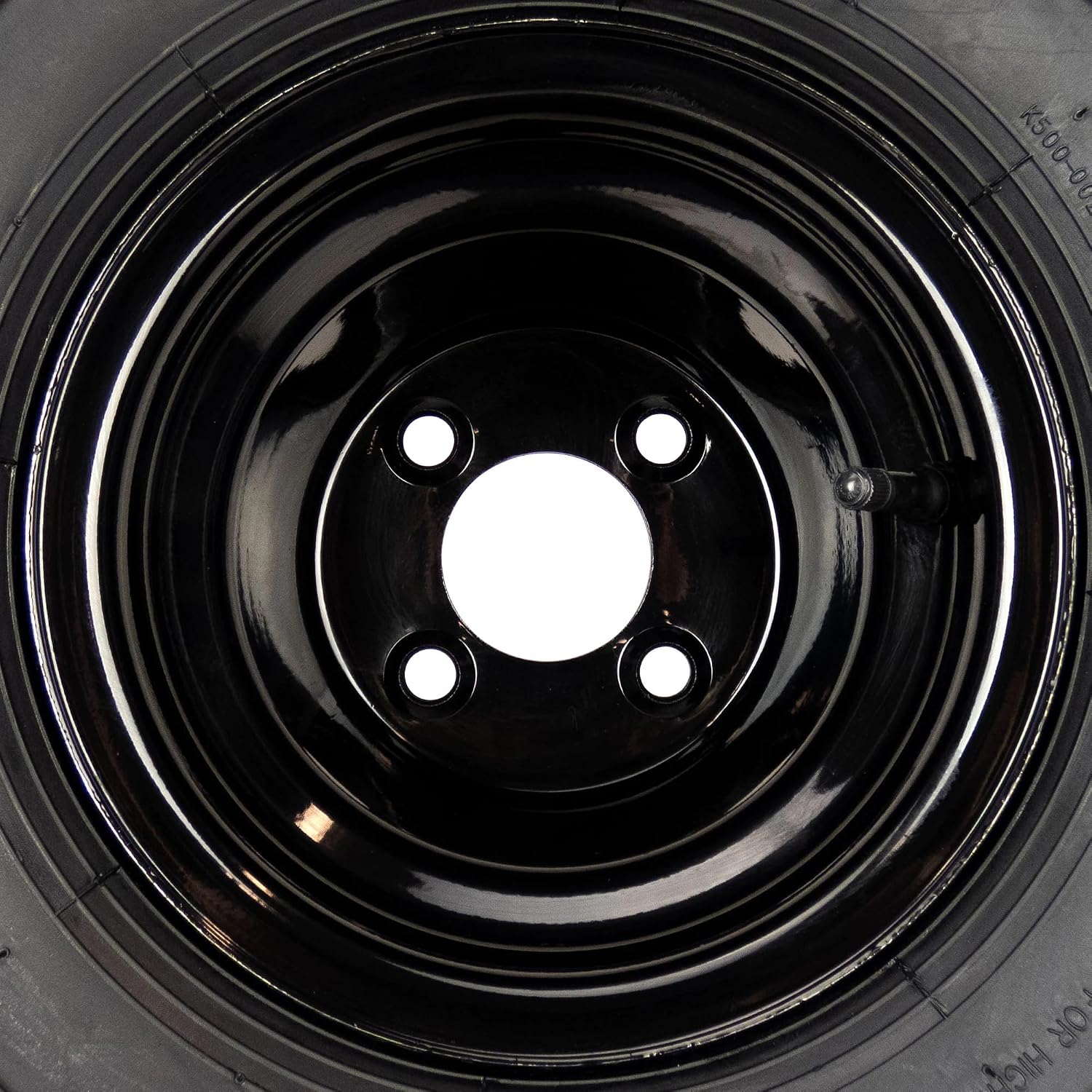 MowerPartsGroup Super Turf Tire Assemblies 20x10.50-8, Fits Gravely Pro Stance 48' 52' 60', Replaces 07101321, Black, Metal, 4 Lug Wheels, 4 Ply K500 Super Turf Tires, Lawn Mower (Zero-Turn) Wheels