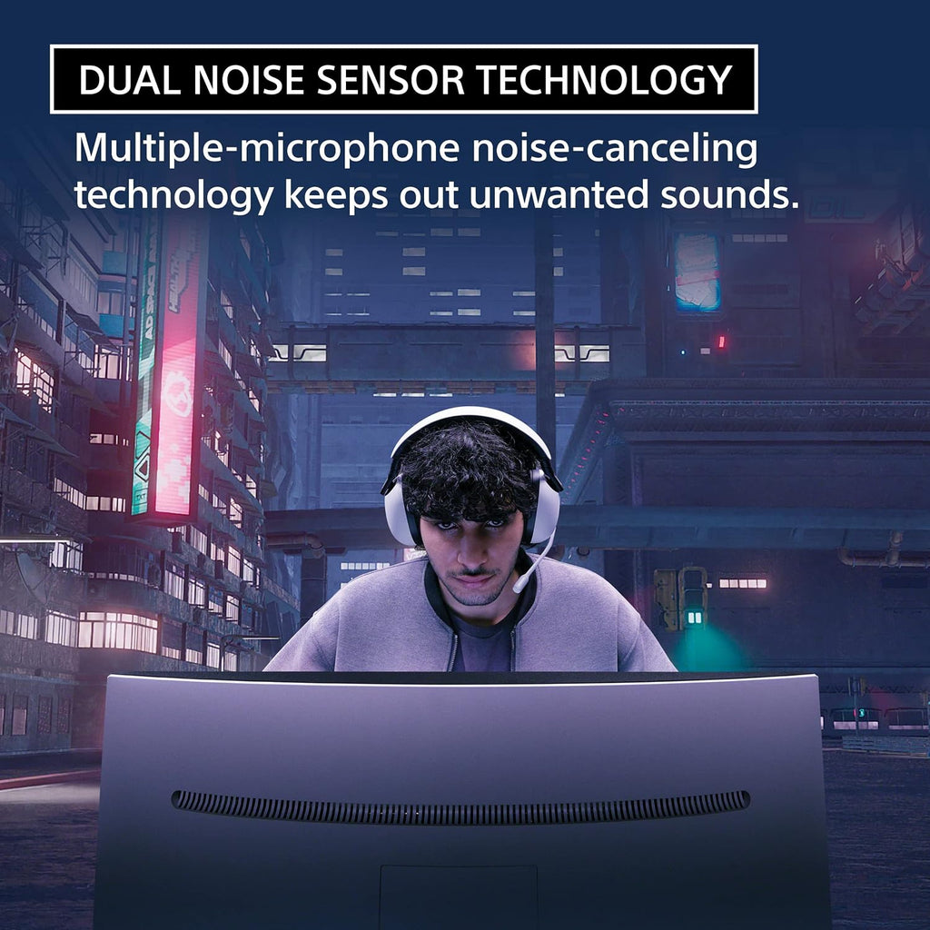 Acer Nitro KG241Y Sbiip 23.8' Full HD (1920 x 1080) VA Gaming Monitor & Sony-INZONE H9 Wireless Noise Canceling Gaming Headset, Over-Ear Headphones with 360 Spatial Sound, WH-G900N, One Size, White
