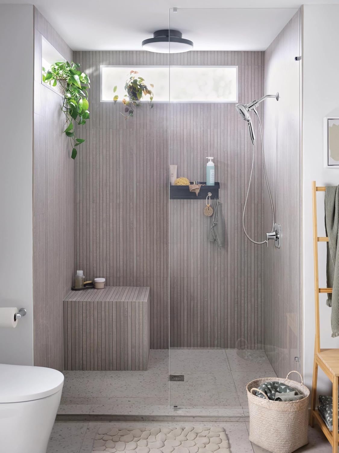 Moen Verso Infiniti Dial Square Handheld Shower, 5-Inch Diameter Spray Head, Chrome, 220H5