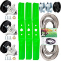 54' Deck Rebuild Kit for Troy Bilt Cub Cadet RZT-L54 ZT1-54 XT1-ST54 ZT2-54 XT2-54 Craftsman Z6600 t310 T8400(3)618-06978 Spindle(3)742-05056A Blade(3)Idler GY22082 756-04511B(1)Belt 754-04329