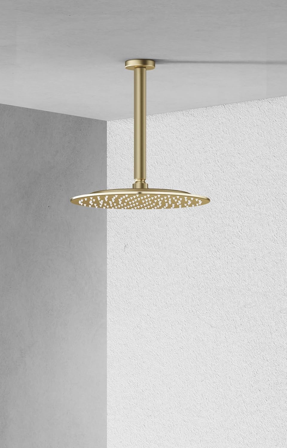 VBFF-Shower Head,rain shower head, 10 inch- Round Shower Head, 1.8 GPM Flow Rate, rainfall showerhead,VBFF12 (Brushed Gold)