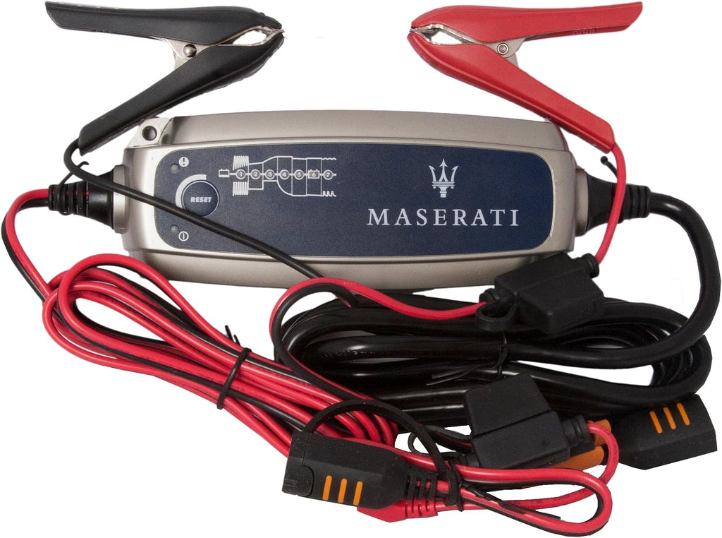 Maserati OEM Battery Tender Charger – Smart Trickle Maintainer for GranTurismo, Ghibli, Levante, Quattroporte, MC20 - Maserati Battery Maintainer -