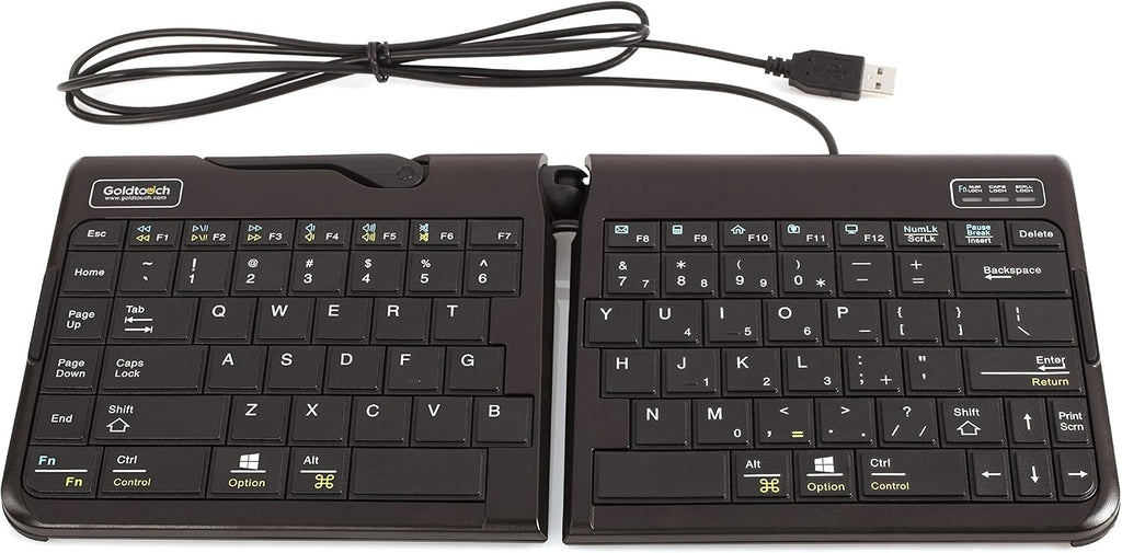 Goldtouch GTLS-0099 Go!2 Mobile Keyboard and Laptop Stand Bundle (USB)