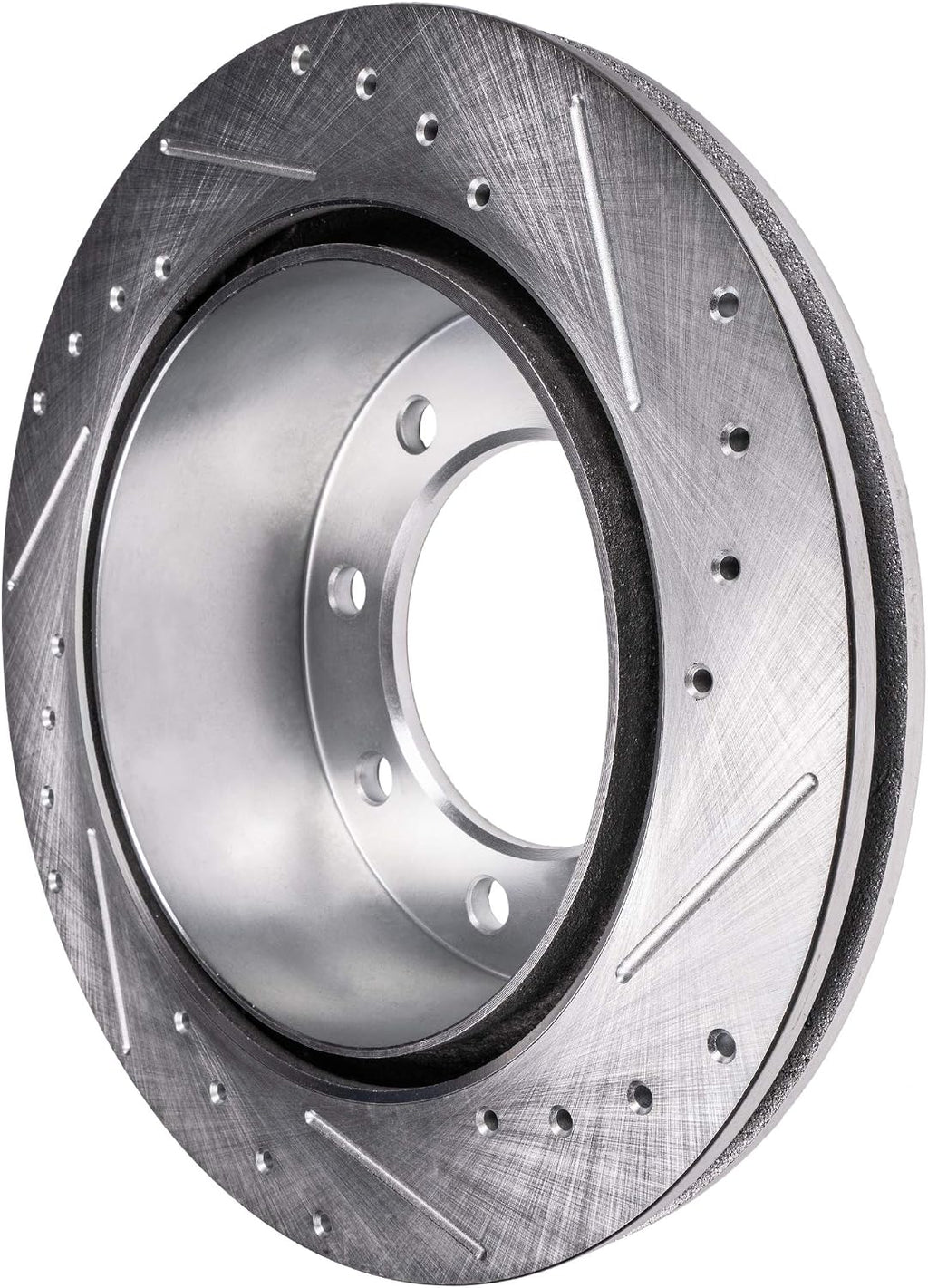 Detroit Axle - 8pc Brake Kit for 2012-2021 Nissan NV1500 NV2500 NV3500 Drilled and Slotted Disc Brake Rotors Ceramic Brake Pads Replacement : 14.17' inch Front and 14.36' inch Rear Rotor