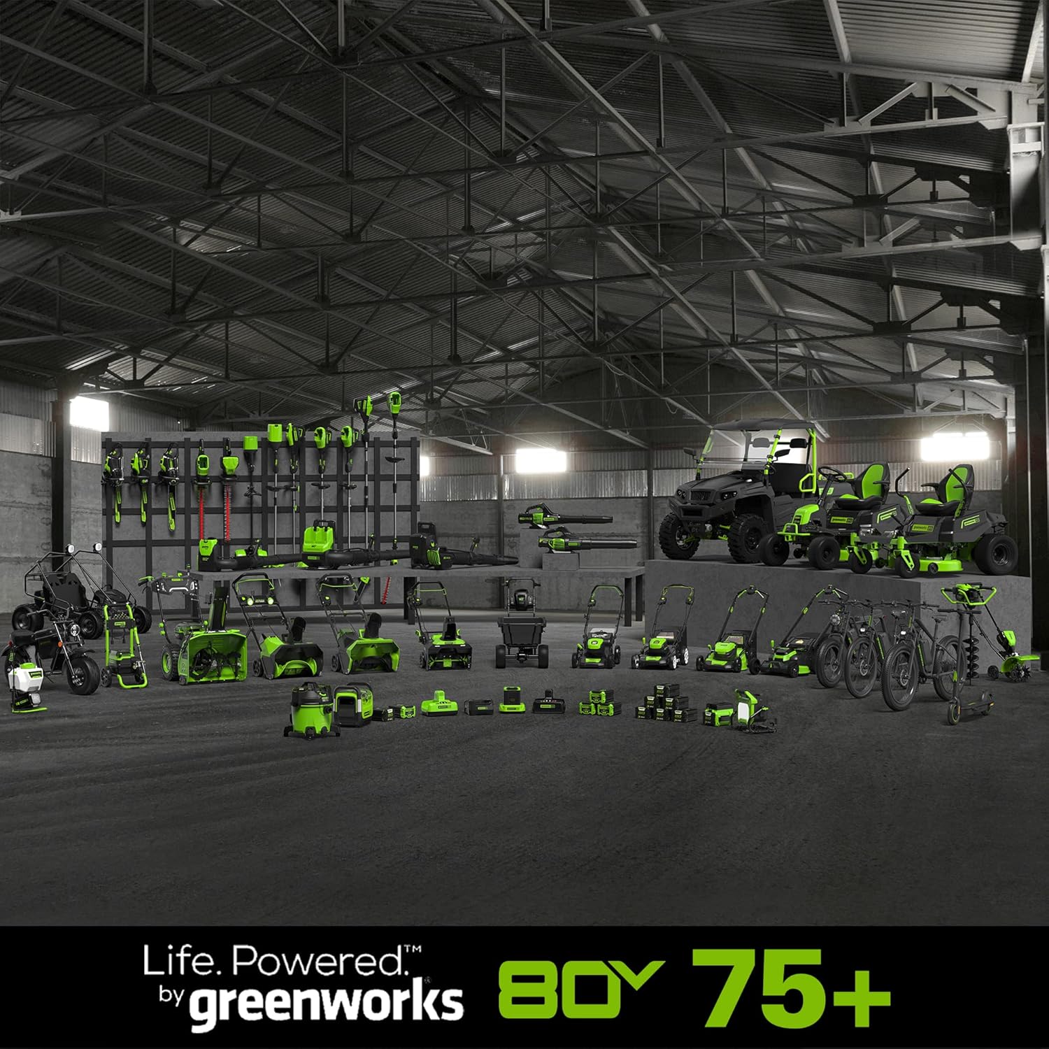 Greenworks Pro 80V 16 inch Cordless String Trimmer (Attachment Capable), 2Ah Battery and Charger Included GST80321
