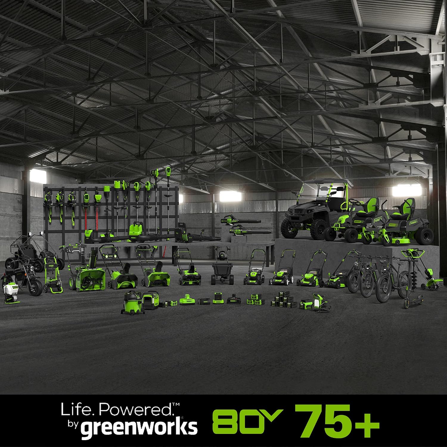 Greenworks 80V 13-inch String Trimmer, 2Ah Battery and Charger Included