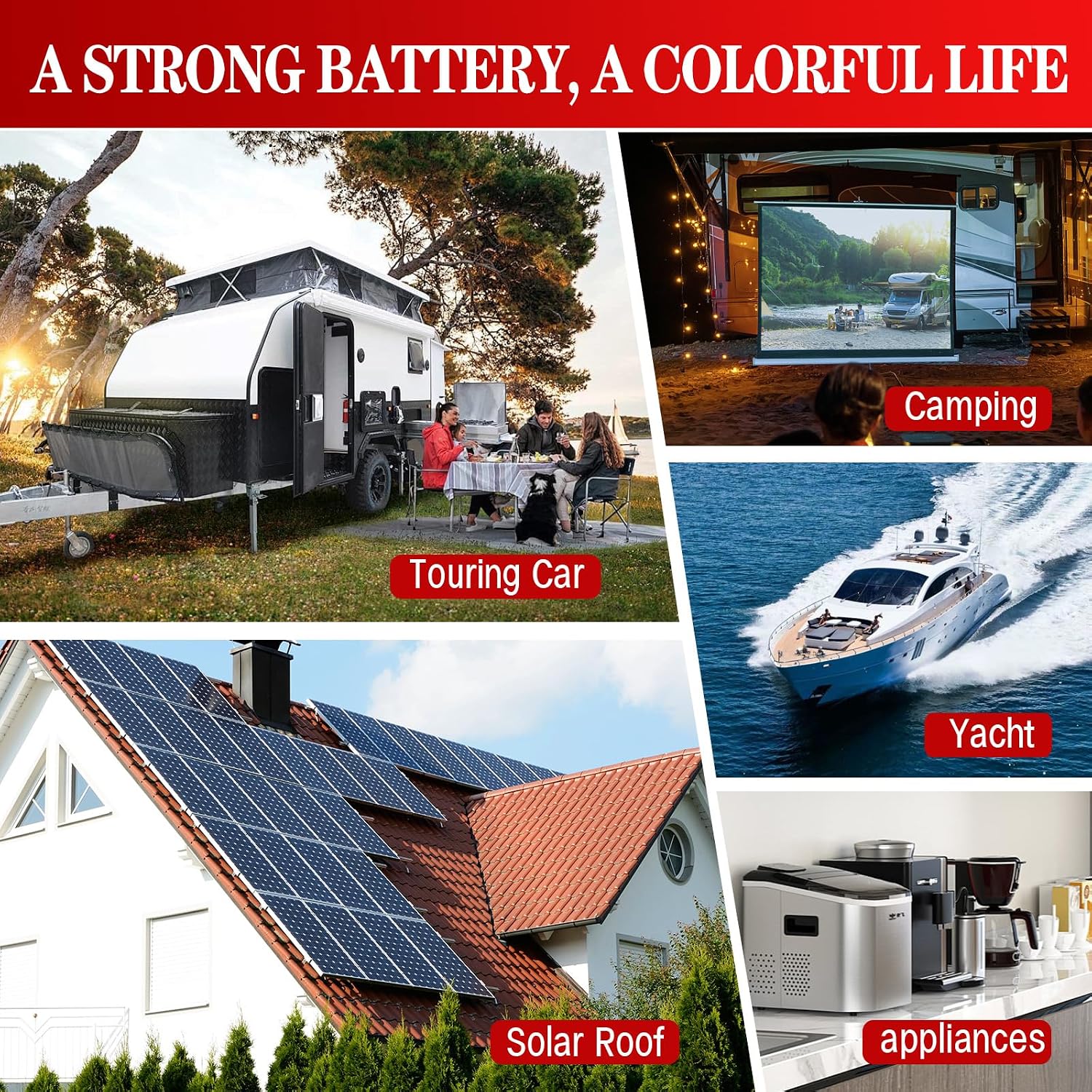 12V 330Ah LiFePO4 Battery Small Size, 4224Wh Lithium Battery with 200A BMS, Up to 10000+ Rechargeable Cycles, Perfect for RV Camping, Trolling Motor, Solar Power Storage (12V*330Ah*3Packs)