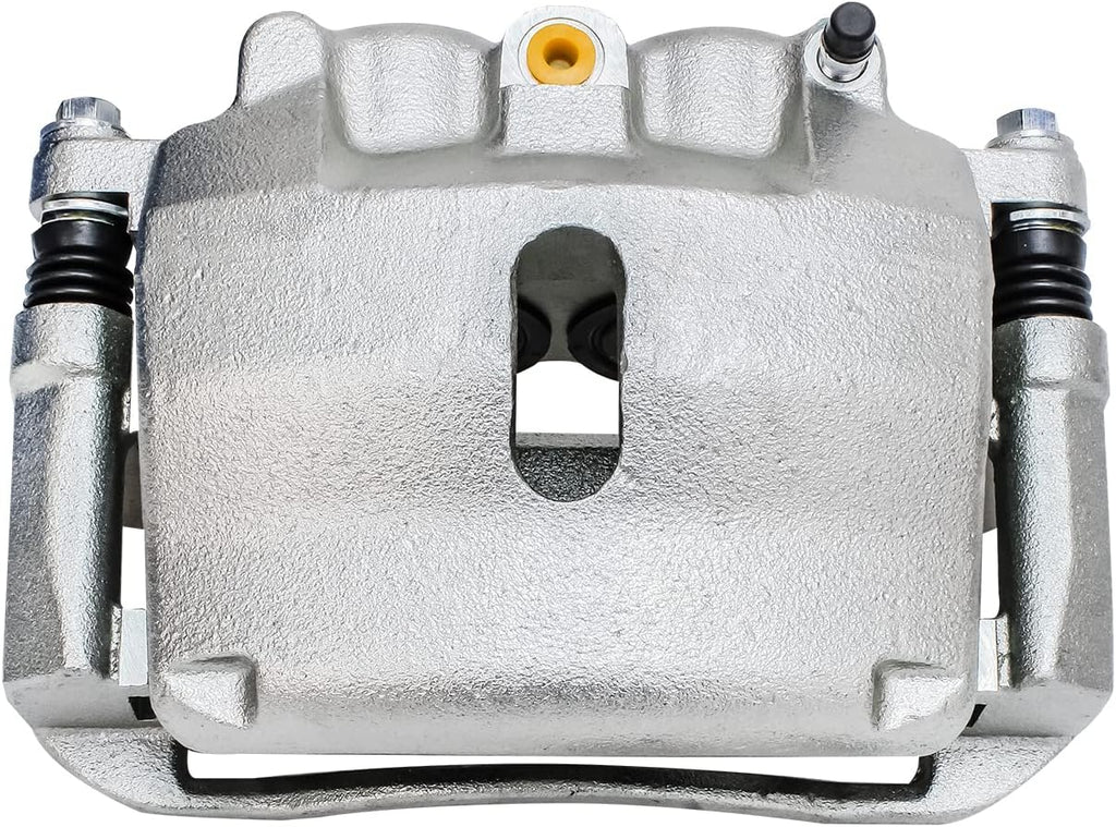 Detroit Axle - 2WD 6 Lug Front Drilled & Slotted Brake Rotors Passenger Side Brake Caliper Replacement for 2004-2005 Ford F-150