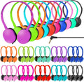 Headphones Bulk 100 Pack for School Classroom Student Computer Earphones Class Set of Headphones for Students Online Lesson and Testing (10 Colors)
