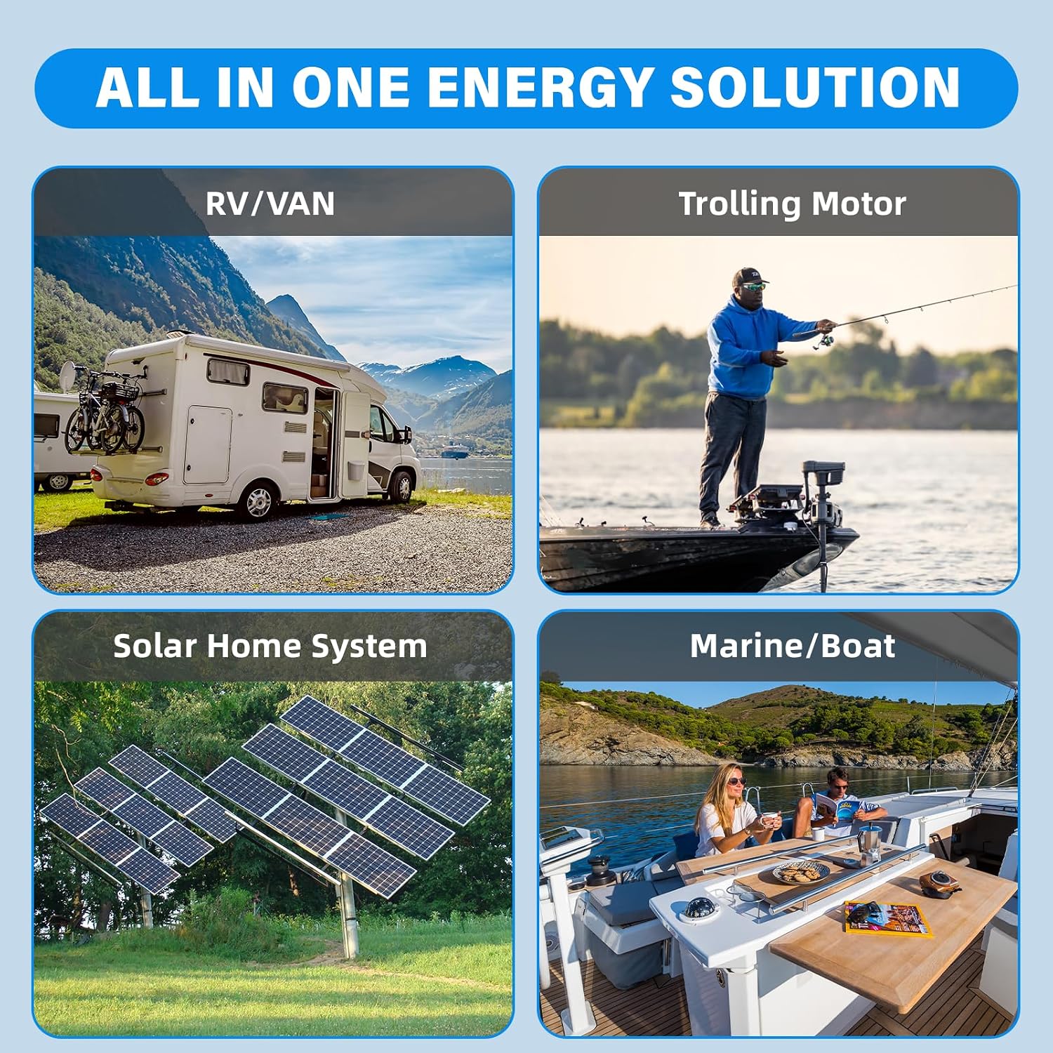 12V 300Ah LiFePO4 Battery with Bluetooth 5.0, 200A BMS, 2560W Output Power, Low-temperature Protection, 12V Lithium Battery with Up to 4P4S, for RVs, Trolling Motor, Off-Grid, Marine, Boat