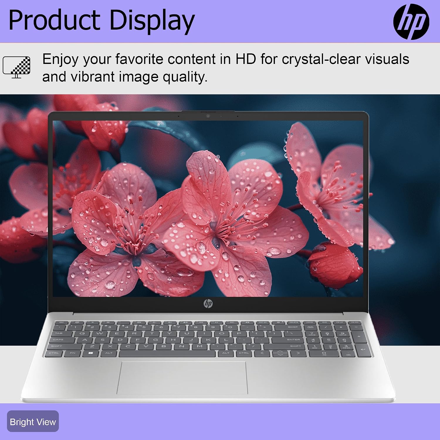 HP G10 Essential 15.6' Laptop with Wireless Earbuds| 32GB RAM, 1TB SSD| Intel 8-Core Processor| Full HD Display| HDMI Port| USB-C| Windows 11 Home| Fingerprint| Built for Work and Ready for Fun