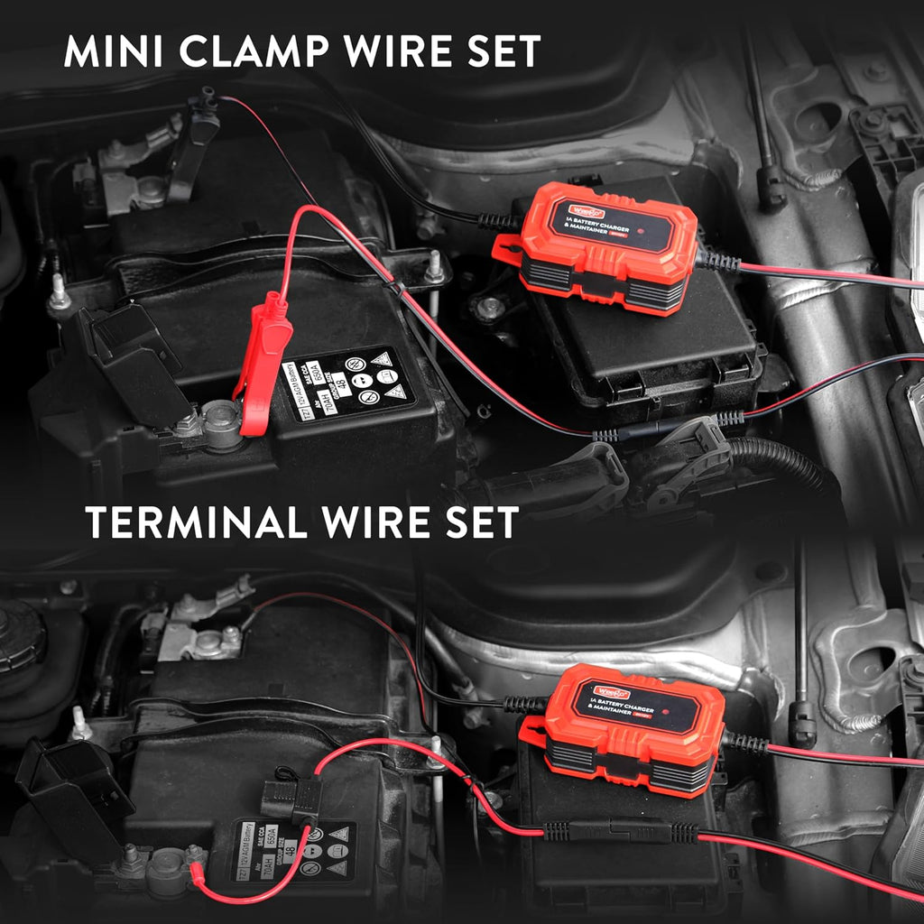 Weego 70 Jump Starter & Trickle Charger Bundle – Powerful Battery Solution for Your Vehicle - 700 Cranking / 2500 Peak Amps