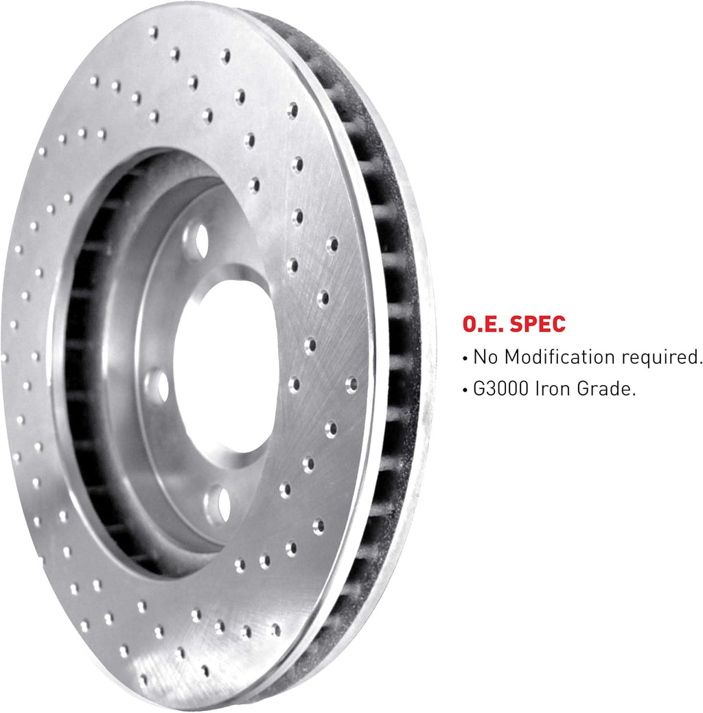 R1 Concepts Front Brakes and Rotors| Automotive Replacement Brake Kits| Front Ceramic Brake Pads and Rotors Kit| Fits 2006-2007 Subaru B9 Tribeca, 2015-2019 Subaru Legacy, Outback