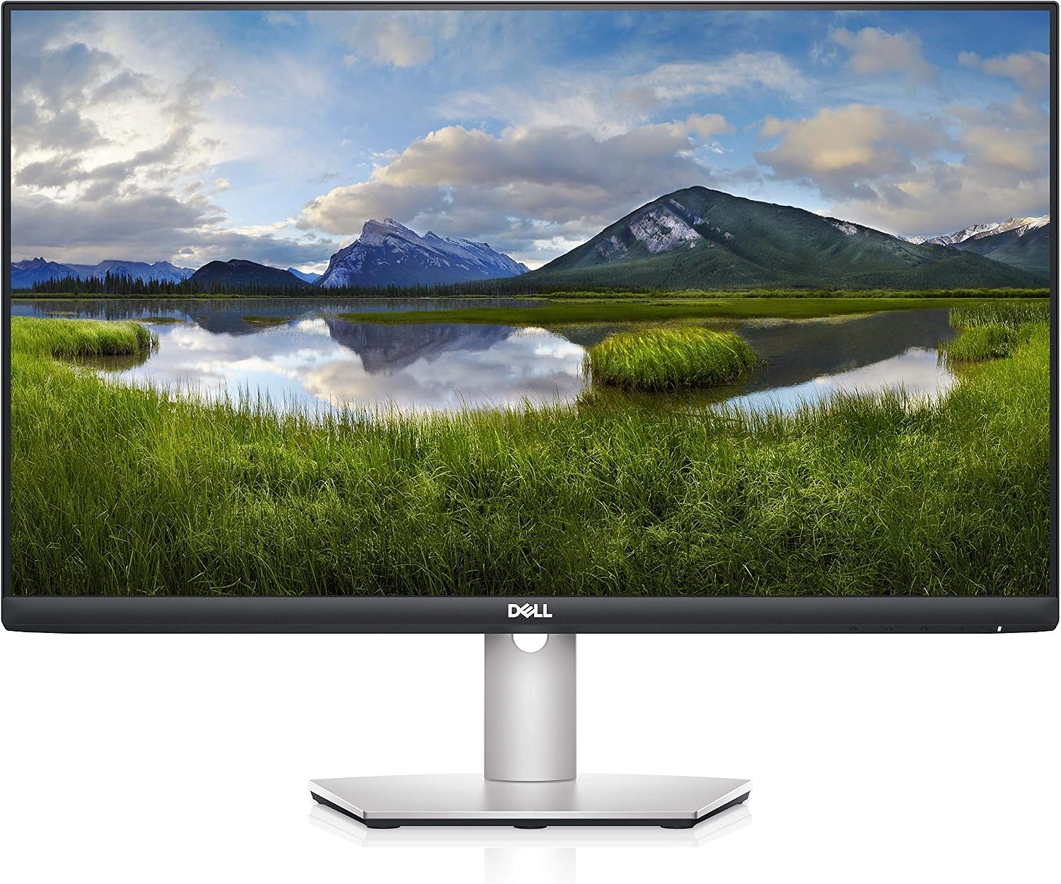 Dell S2421HS 24 Inch Full HD 1080p, IPS Ultra-Thin Bezel Monitor, Silver, Black
