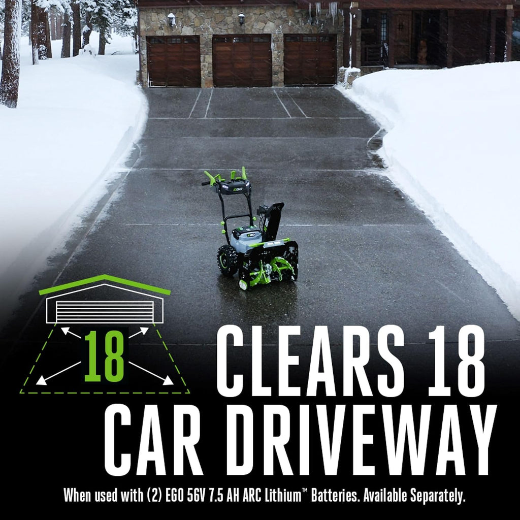 EGO POWER+ 24' Electric Snow Blower, Self-Propelled 2-Stage, Battery and Charger Not Included - SNT2400