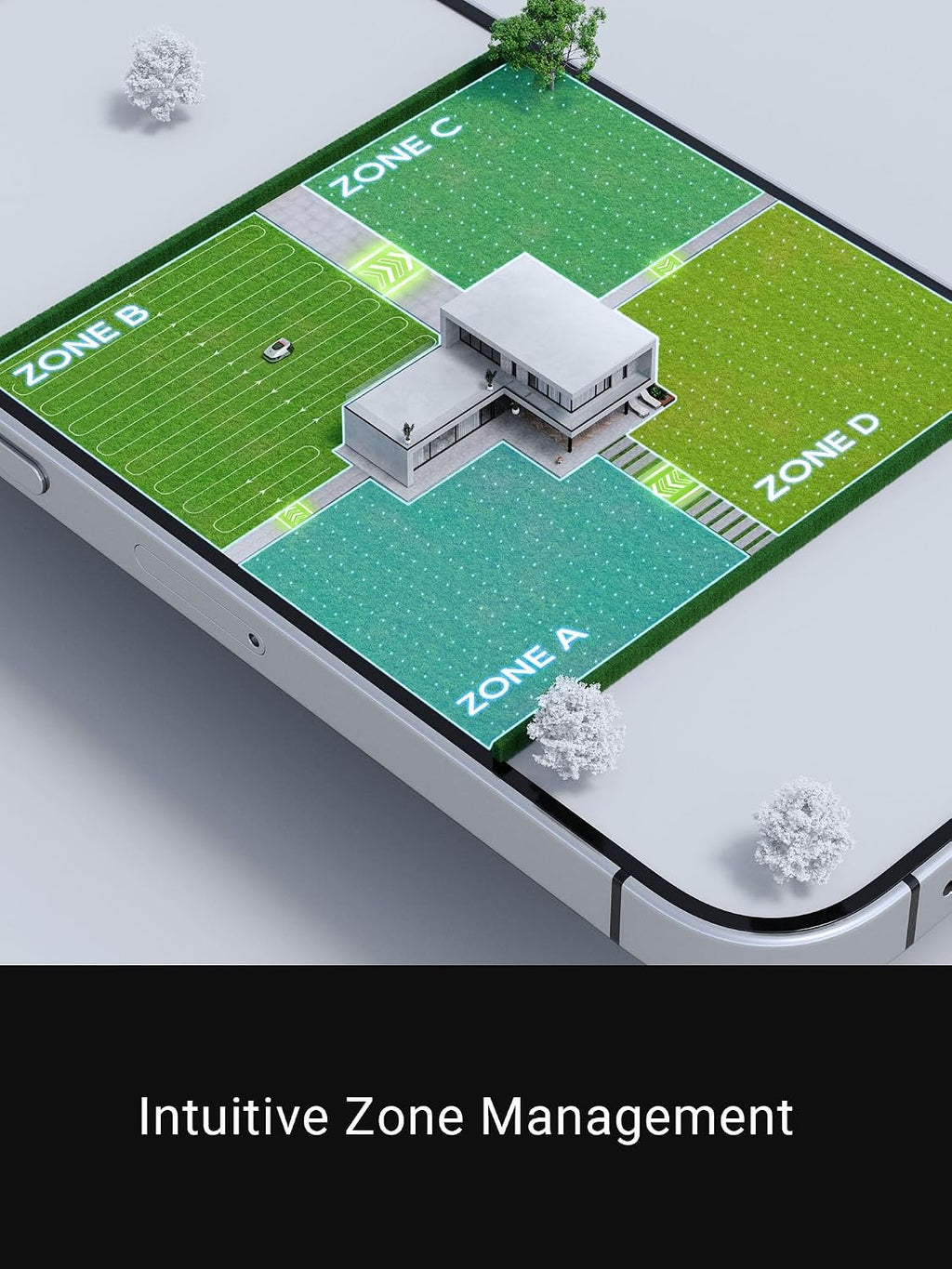 dreame Robotic Lawn Mower A1, Automatic Lawn Mower with Accurate Navigation and Obstacle Avoidance, U-Shape Path Planning, Perfect for Grass Cutting